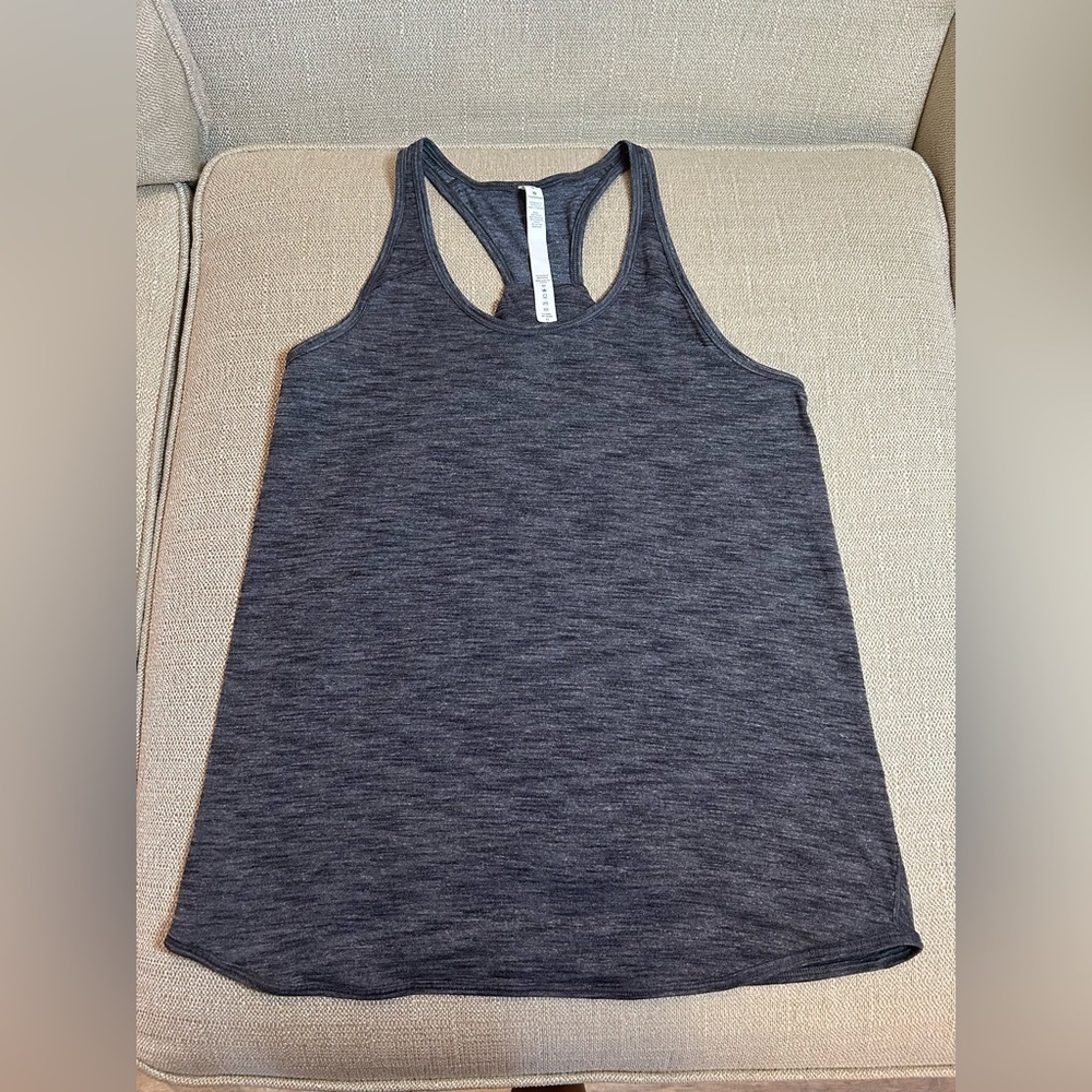 Lululemon Heathered Gray Women's Racerback Tank Top